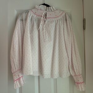 Hunter Bell Smocked Top